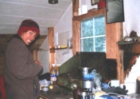 Inside the cabin